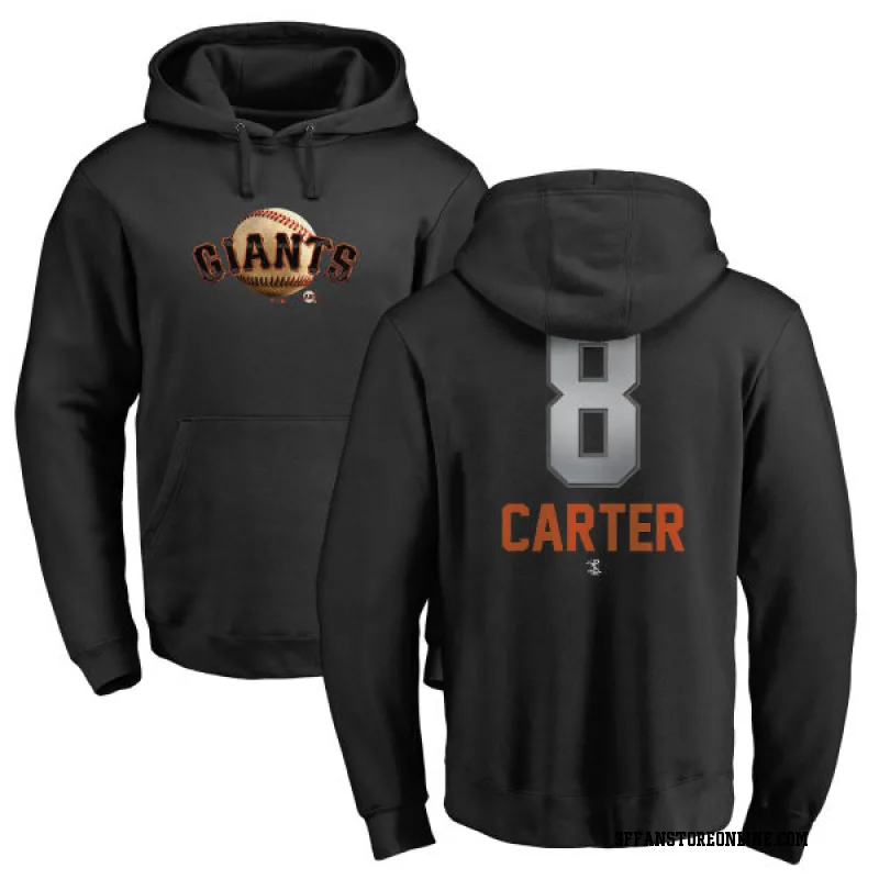 Black Men's Gary Carter San Francisco Giants Midnight Mascot Pullover Hoodie